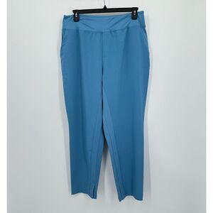 Zuda‎ Pants Womens Large Blue Stretch Workout Casual Walking Lounge Athleisure